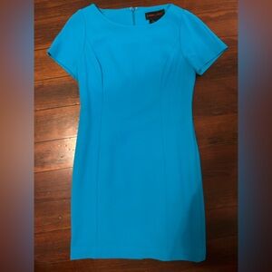 Vibrant Blue Midi Dress